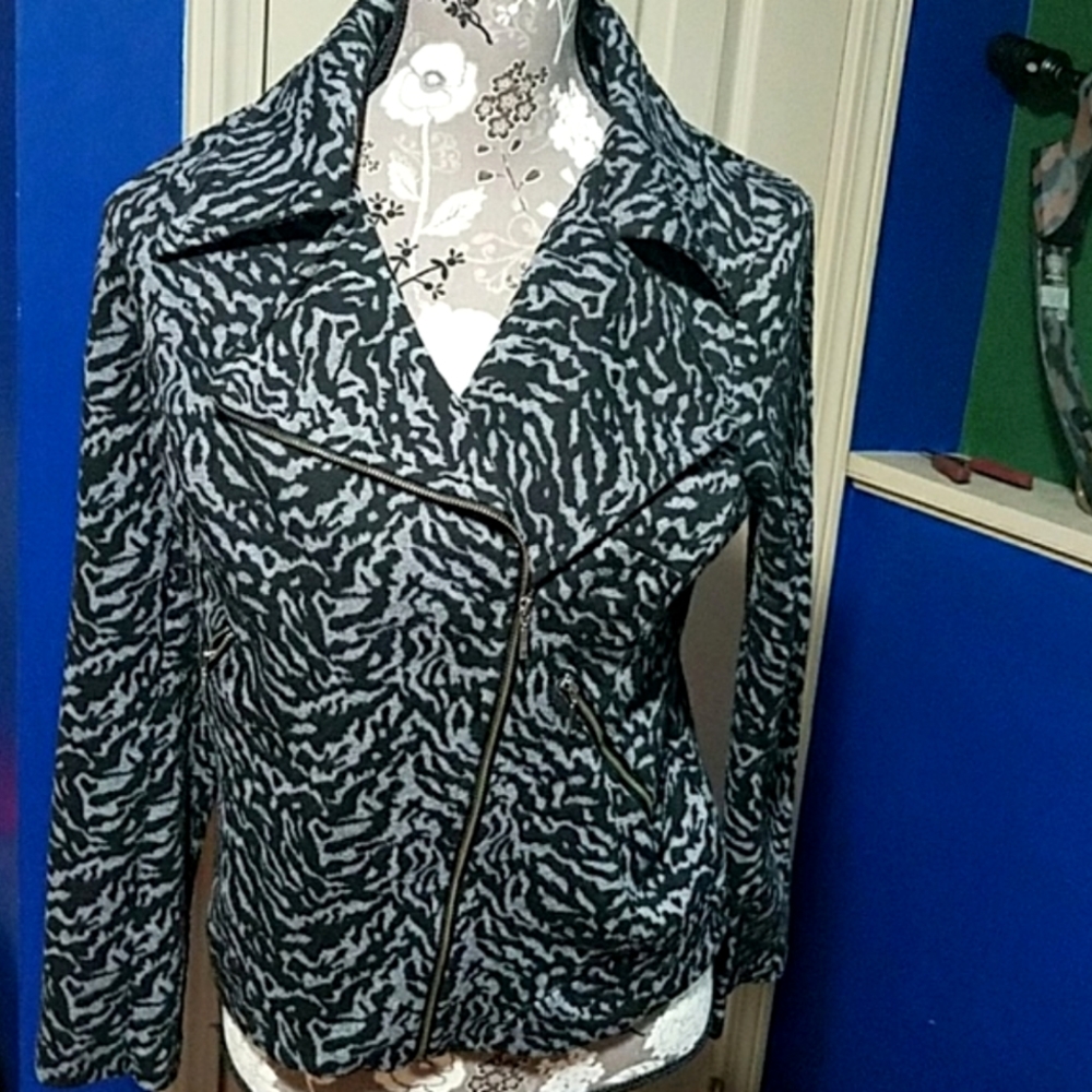 Fashion Bug Zebra Print Jacket